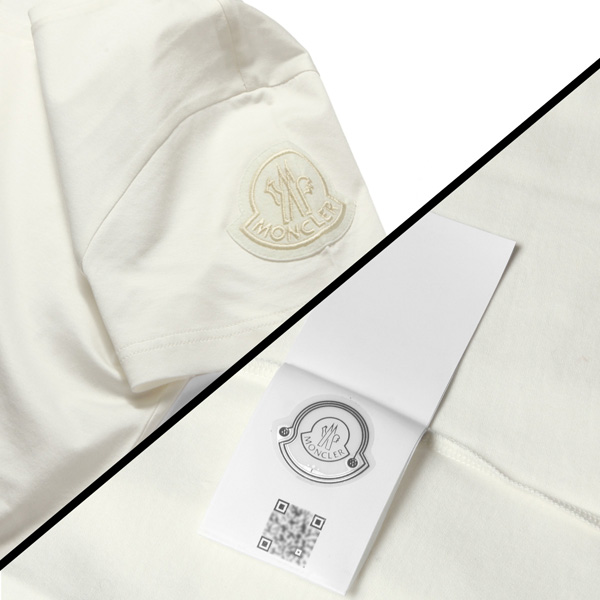 モンクレール MONCLER Tシャツ コピー レディース 8086261 V8002 035 半袖Tシャツ WHITE ホワイト