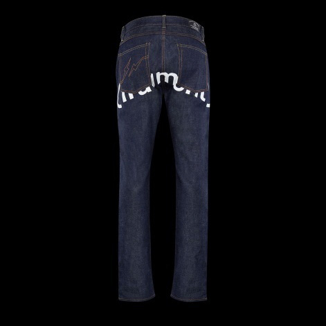 モンクレール コピー MONCLER×藤原ヒロシ バックロゴ ダークブルー デニム