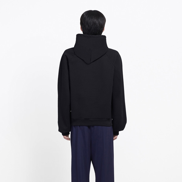 バレンシアガ パーカー コピー バレンシアガ BB MODE フーディ UNISEX プリント ブラッシュドフリース BBパーカー